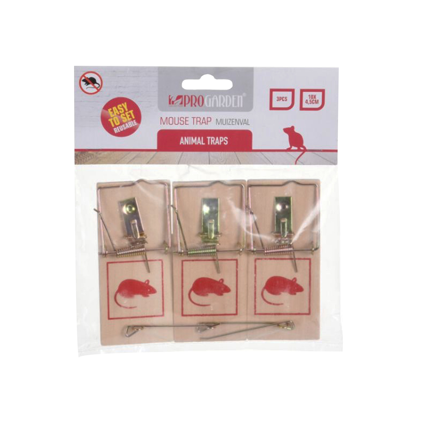 MOUSE TRAP PROGARDEN - 3 PCS